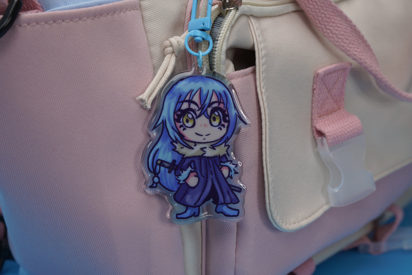 Powerful Slime Double Epoxy Acrylic Keychain