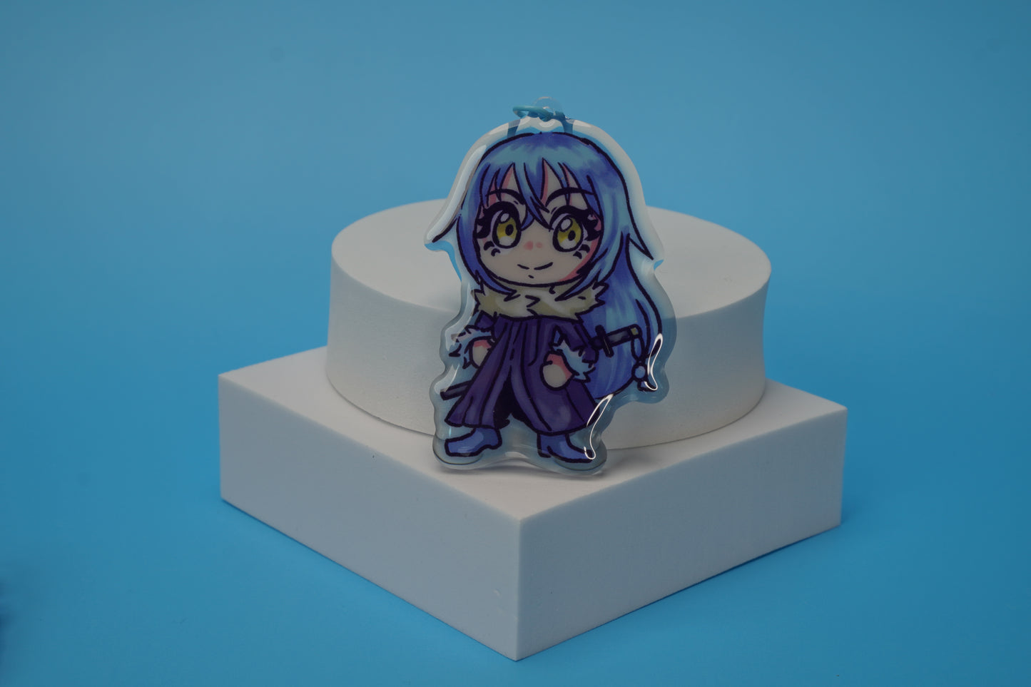 Powerful Slime Double Epoxy Acrylic Keychain