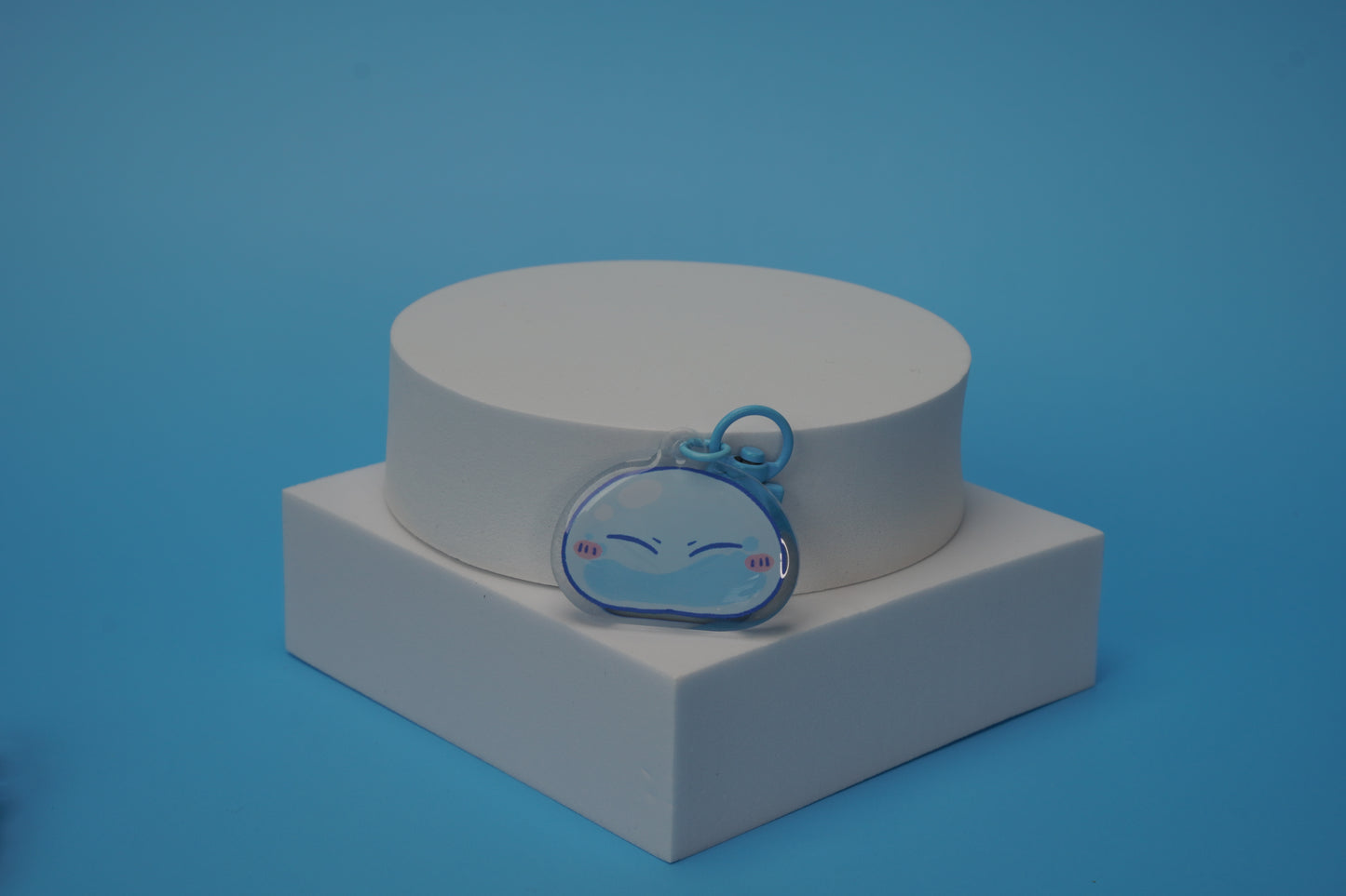 Powerful Slime Double Epoxy Acrylic Keychain