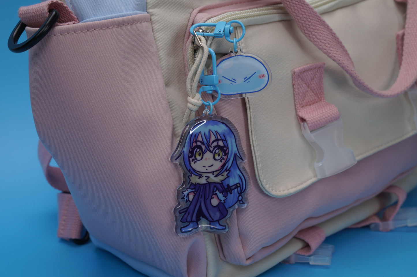 Powerful Slime Double Epoxy Acrylic Keychain