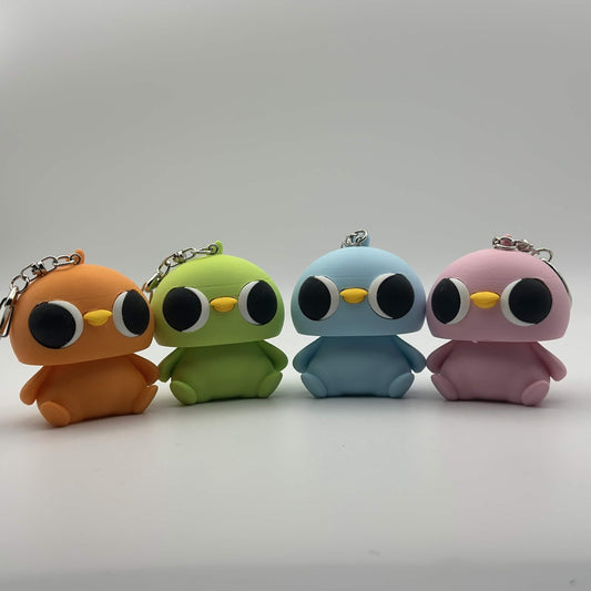 Chicken Fidget Keycaps Keychains