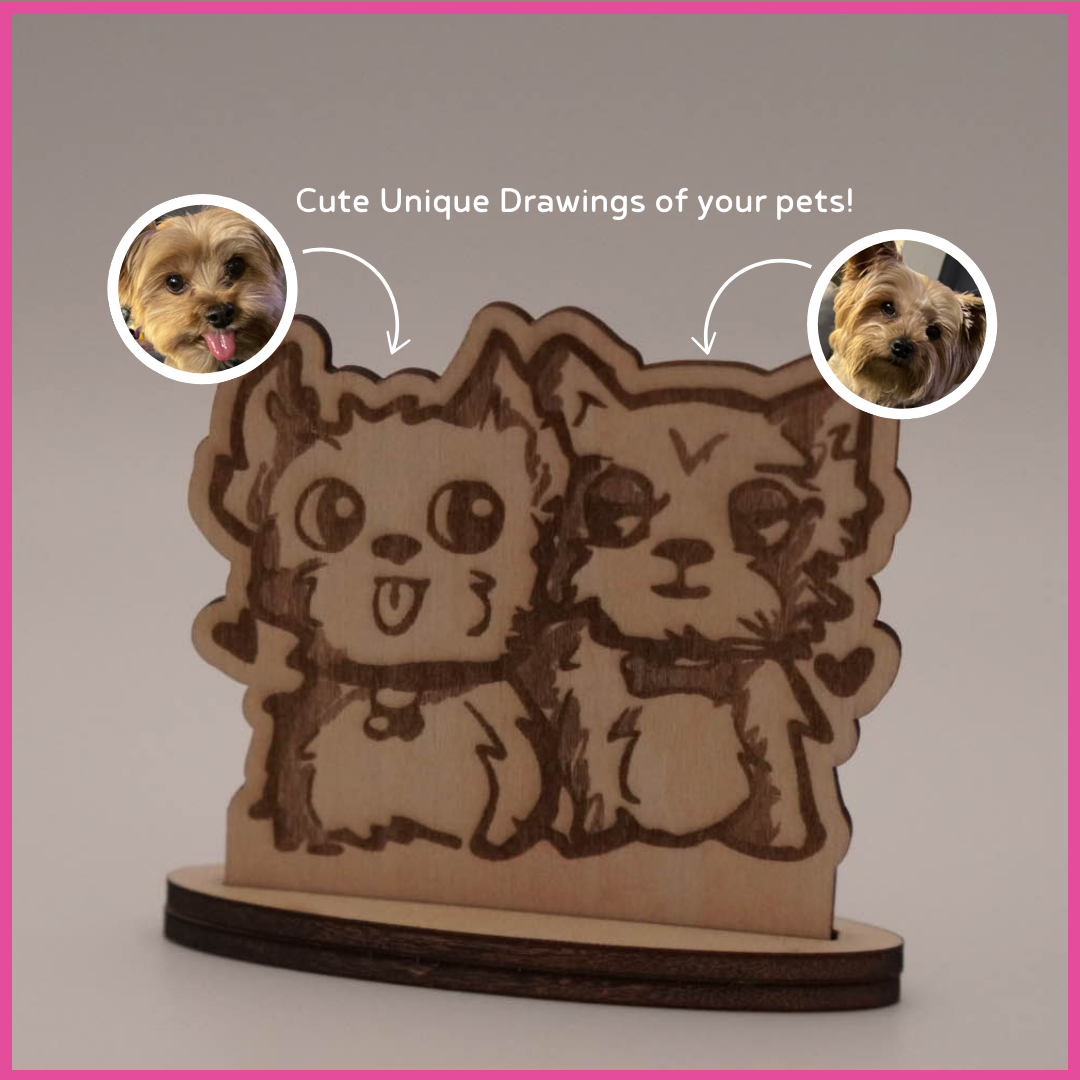 Customizable Wooden Standee